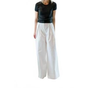 NEW THE GARMENT avelino mid rise pants in creme
